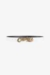 Roberto Cavalli Logo-buckle Leather Belt In White