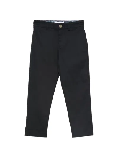 Roberto Cavalli Kids' Logo-button Trousers In Blue