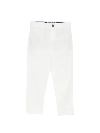 Roberto Cavalli Kids' Logo-button Trousers In White