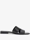 Roberto Cavalli Logo-debossed Slides In Black