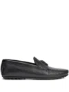Roberto Cavalli Logo-embossed Loafers In Black