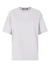 Roberto Cavalli Logo-embossed T-shirt In Grey