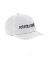 Roberto Cavalli Logo-embroidered Baseball Cap In White