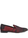 Roberto Cavalli Logo-embroidered Loafers In Multi