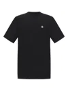 Roberto Cavalli Logo-embroidered T-shirt In Black