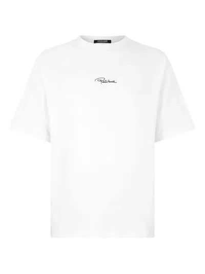 Roberto Cavalli Logo-motif T-shirt In White
