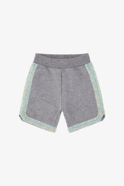 Roberto Cavalli Logo Pants In Gray