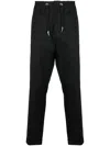 Roberto Cavalli Logo-patch Track Pants In Black