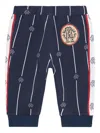 Roberto Cavalli Logo-patch Track Pants In Multi