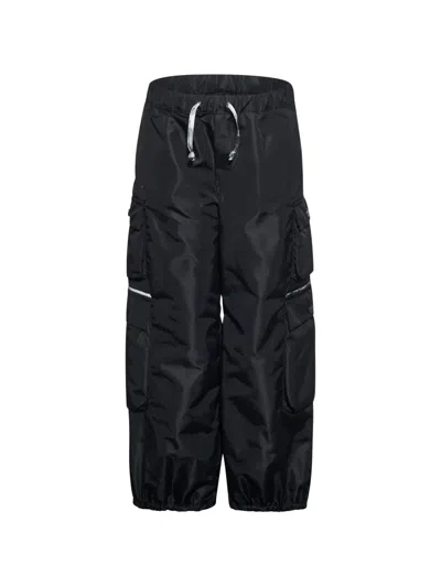 Roberto Cavalli Kids' Logo-patch Trousers In Black