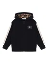Roberto Cavalli Logo-patch Zip-up Hoodie In Black