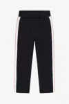 Roberto Cavalli Logo Print Cotton Sweatpants In Black