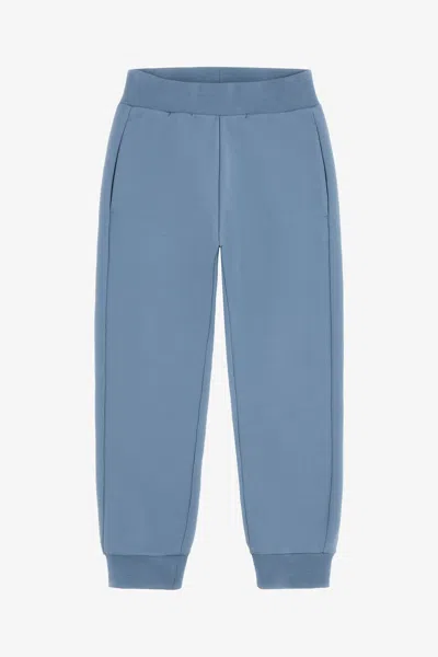 Roberto Cavalli Logo Print Cotton Sweatpants In Grey
