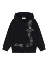 Roberto Cavalli Logo-print Hoodie In Black