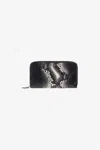 Roberto Cavalli Logo-print Leather Wallet In Black