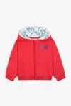 Roberto Cavalli Logo-print Padded Jacket In Red