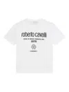 Roberto Cavalli Logo-print T-shirt In White