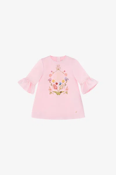 Roberto Cavalli Logo Rc Dress In Pink