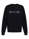 Roberto Cavalli Logo-studded Cotton Sweatshirt