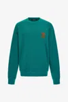 Roberto Cavalli Logo Sweater In Light Blue