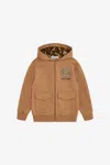 Roberto Cavalli Logo Sweatshirt In Brown