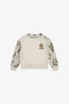 Roberto Cavalli Logo Sweatshirt In White