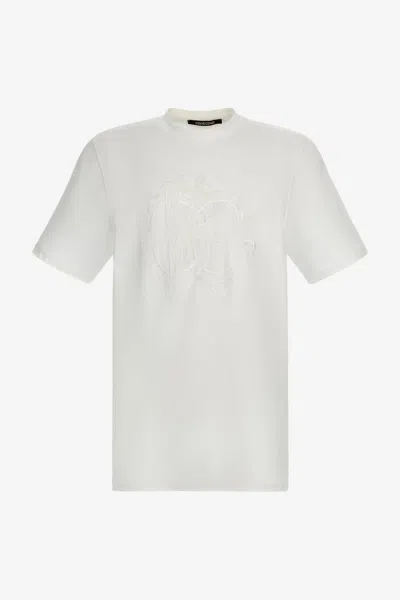 Roberto Cavalli Logo T-shirt In White