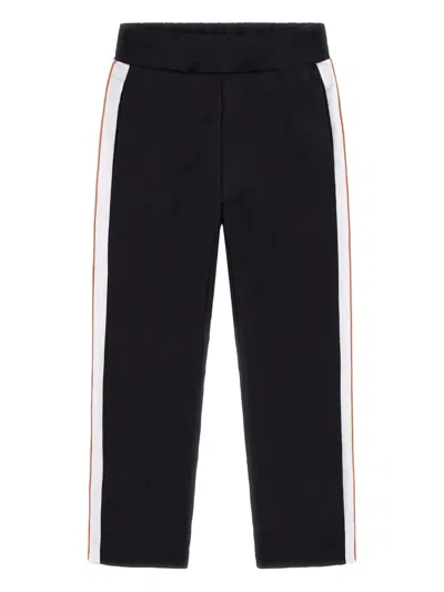 Roberto Cavalli Kids' Logo-detail Cotton Track Pants In Black