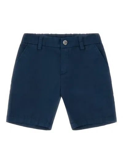 Roberto Cavalli Babies' Logo-detail Shorts In Blue
