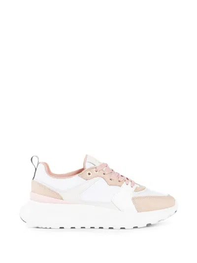 Roberto Cavalli Logo-print Panelled Sneakers In White