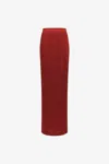 Roberto Cavalli Long Tight Skirt In Red