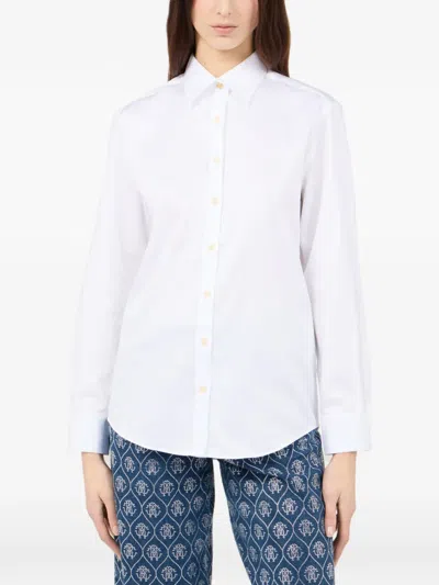 Roberto Cavalli Long-sleeve Shirt In Black