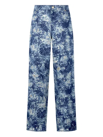 Roberto Cavalli Loose-fit Jeans In Blue