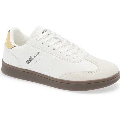 Roberto Cavalli Low Top Sneaker In White