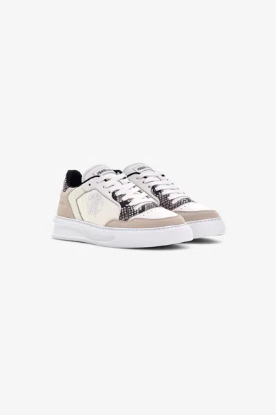 Roberto Cavalli Low-top Sneakers In White