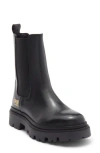 Roberto Cavalli Lug Platform Chelsea Boot In Black