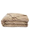 Roberto Cavalli Macro Zebrage Sateen Duvet Cover, Queen In Sabbia