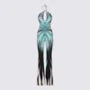Roberto Cavalli Ray Printed Nylon Blend Jumpsuit
