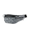 Roberto Cavalli Man Belt Bag Blue Size - Cotton, Cow Leather In Blue