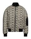 Roberto Cavalli Man Jacket Black Size 46 Polyamide In Black