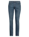 Roberto Cavalli Man Jeans Blue Size 33 Cotton, Elastane In Blue