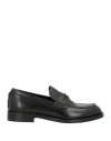 Roberto Cavalli Man Loafers Black Size 9 Leather In Black