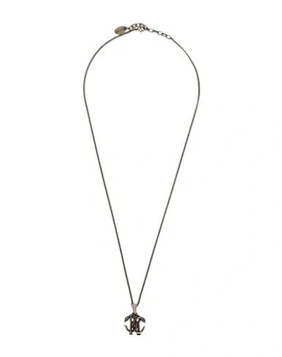 Roberto Cavalli Man Necklace Silver Size - Metal