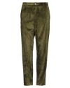 Roberto Cavalli Man Pants Military Green Size 40 Viscose, Cotton, Elastane In Military Green