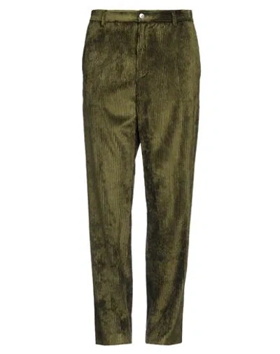 Roberto Cavalli Man Pants Military Green Size 40 Viscose, Cotton, Elastane