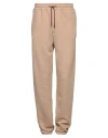 Roberto Cavalli Man Pants Sand Size L Cotton In Beige