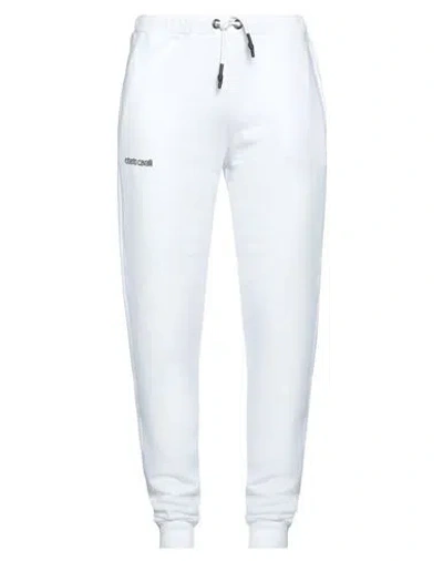 Roberto Cavalli Man Pants White Size 3xl Cotton