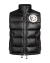 Roberto Cavalli Man Puffer Black Size 42 Polyester, Cotton In Black