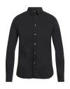 Roberto Cavalli Man Shirt Black Size 46 Cotton