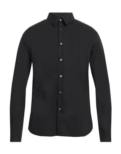 Roberto Cavalli Man Shirt Black Size 46 Cotton